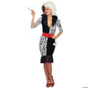 Dreamgirl Women's Dalmatian Diva, black/white, XL Costume