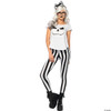 Leg Avenue Women's 4PC.Hipster Skeleton, Black/White, Small Costume