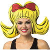 Rasta Imposta Yellow Bouffant Foam Cartoon Wig, one size fits most - One Size