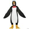 Rasta Imposta Lightweight Penguin Costume, Black/White, One Size - One Size Fits