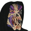 Zagone Studios Alien Monster Mask in Purple with large fangs and attached hood