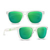 Epoch Lutzka X Skateboarding Sport Clear with Green Mirror Lens Sunglasses