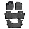 Smartliner Floor Mats 3 Row Liner Set Fits 2016-22 Honda Pilot Elite Model Only