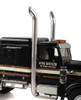 HRP Rc4Wd Bent Exhaust Stacks For Tamiya 1/14 King / Grand Hauler HRP Rc4Wd Bent Exhaust Stacks For Tamiya 1/14 King / Grand Hauler