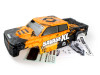 HRP Hpi Racing Gtxl-6 Kingcab Painted Truck Body Black/Orange HRP Hpi Racing Gtxl-6 Kingcab Painted Truck Body Black/Orange