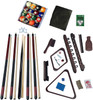 Bluewave Deluxe Billiards Accessory Kit - Mahogany Finish