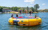 Island Hopper 20' Acrobat Water Trampoline With Heavy Duty Ladder, Yellow