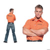 Underwraps Costumes Men's Prisoner Shirt, Orange, X-Large - Plus Size