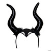 UNDERWRAPS Evil Queen Black Horn Headband - Womens Villan Costume Accessories,