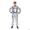 Underwraps Kid's Children's Astronaut Jumpsuit Costume - Silver Childrens