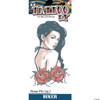 Loftus International Tinsley Transfers Rose Pinup Biker Temporary Tattoo FX