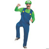 Luigi Costume, Official Nintendo Super Mario Bros Luigi Adult Costume with Hat