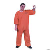 Fun World Got Busted! Adult Costume - Plus Size, Orange, X-Large