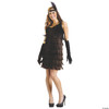Fun World Women's Flapper Costume, Black, Med/Lrg