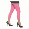 UNDERWRAPS Women's Retro 80's Lace Leggings - Neon Pink, Small Costume -