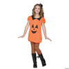 Big Girls' Pumpkin Romper Costume