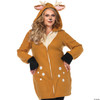 Women's Plus Size Cozy Fawn Costume