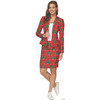 Women's Red Christmas Tree Suit