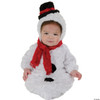 Underwraps Baby's Snowman Bunting Belly, White/Red/Black, Infant Costume