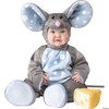 InCharacter Baby's Lil' Mouse Costume, Grey Light Blue, Medium