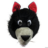 Forum Novelties Adult Plush Animal Mascot Mask, Wolf Costume - One Size Fits