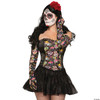 Rubies Adult Day of The Dead Sugar Skull Long Ruched Gloves Costume - One Size