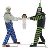 Seasonal Visions Tug of War Green Black Animated Clown Prop