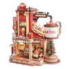 HRP Robotime Christmas Dream Gift Factory Wooden Music Box