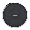 Brondell Vivaspring Filtered Showerhead In Chrome With Obsidian Face