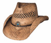 NEW Bullhide Hats 2456 Anytime S-M Natural (Air Brushed) Cowboy Hat