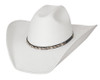 Bullhide Hats 0683W Run A Muck Collection Cattle Town Medium White Cowboy Hat