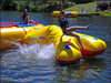 Island Hopper Double Blaster Attachment For Water Trampoline - Twice The Fun