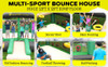 Island Hopper Sports n' Hops Bounce House 12'x12' Indoor Outdoor With Blower