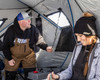 Otter Vortex PRO Cabin Ice Fishing Hub Shelter 2-3 Person with 48 Fishable Sq Ft
