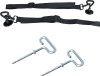 Otter Ice Fishing Sled/Shelter Ice Anchor Kit - 2 Sled Anchor & 2 Ice Anchors