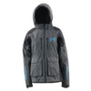 Clam Women's Rise Float Zipper Grey/Black/Teal Parka In 3X-Large Size