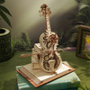HRP Robotime Rokr Magic Cello Mechanical Music Box 3D Wooden Puzzle