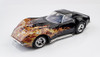 HRP Afx Racing 1968 Corvette 427 Black/Flame Ho Scale Slot Car