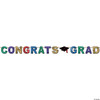 Beistle Glittered Congrats Graduate Streamer, 8-1/2-Inch by 10-Feet,