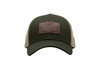 New True Timber Olive Leather Patch Cap