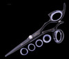 Sharkfin Shears Professional Right Handed Swivel Black 6.25" Scissors