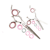 Sharkfin Breast Cancer Awareness Swivel Stainless 7.0 Shear & 30T Set Left Hand
