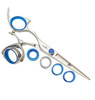 Sharkfin Shears Professional Plus Left Hand Super Swivel Stainless 7" Scissors