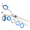 Sharkfin Shears Professional Plus Left Hand Swivel Stainless 7 Tooth Chunker