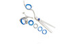 Sharkfin Shears Left Handed Eraser Super Swivel Stainless 30 Tooth Blender