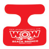 Wow Saddle Float 1 Person Pool Seat Beach Bronco In Red