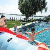 Wow Big Kauna Inflatable 2 Person Inground Pool Waterslide With Water Sprinkler