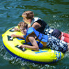 Rave Sports Halo Inflatable Boat Towable Tube 2 Riders 340lbs Max Weight