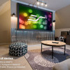 Elite Screens Designer Cut 135" (16:9) WraithVeil Front Rear Projector Screen