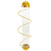 Song Bird Essentials Spiral Finch Feeder 17" Yellow Sebqsbf2Y